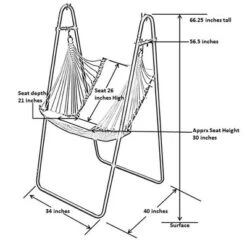 Soft Comfort Swing Chair & Stand With Sunbrella - Algoma -Camping Equipment Series GUEST 3c3fa7f2 4790 4d44 a26e e4d97ee1b863