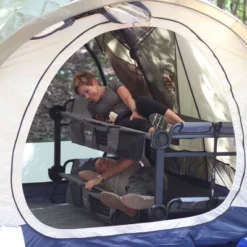 Disc-O-Bed X Large Cam-O-Bunk 2 Person Bench Bunked Double Bunk Bed Cot With 2 Side Organizer And Carrying Bags For Camping Trips, Grey 7 Disc-O-Bed X Large Cam-O-Bunk 2 Person Bench Bunked Double Bunk Bed Cot With 2 Side Organizer And Carrying Bags For Camping Trips, Grey -Camping Equipment Series GUEST 420308b6 9293 466d a88c 5872ae415000