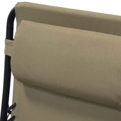 Caravan Sports Zero Gravity Outdoor Portable Folding Camping Lawn Deck Patio Pool Recliner Lounge Chair For Adults, Adjustable Headrest, Beige -Camping Equipment Series GUEST 42979a43 3110 459c ad9d 227280a2d897