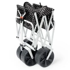 Mac Sports Heavy Duty Steel Frame Collapsible Folding 150 Pound Capacity Outdoor Beach Garden Utility Wagon Cart With 4 All Terrain Wheels -Camping Equipment Series GUEST 443ed18b 5c29 41f2 91d6 2eabcb6e23fc