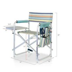 Picnic Time Sports Chair St. Tropez Collection -Camping Equipment Series GUEST 4ad1bc0b ad15 4bd6 a31d 6daeecffd0aa