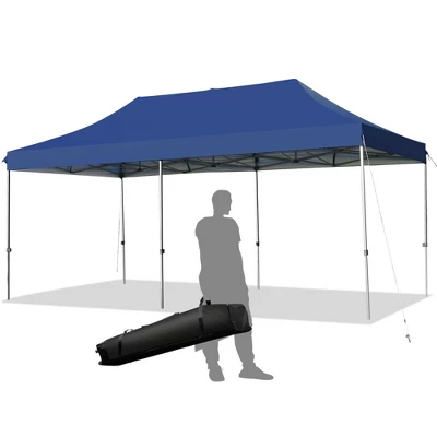Costway 10'x20' Pop Up Canopy Tent Folding Heavy Duty Sun Shelter Adjustable W/Bag 10 Costway 10'x20' Pop Up Canopy Tent Folding Heavy Duty Sun Shelter Adjustable W/Bag - Image 10