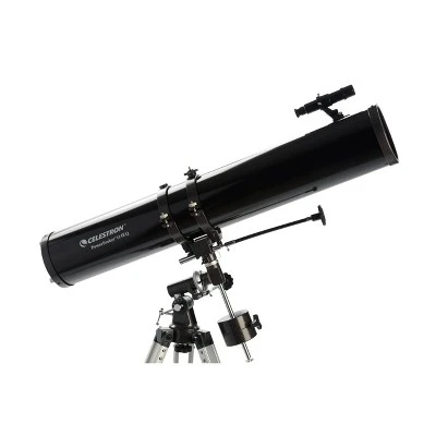 Celestron PowerSeeker 114EQ Telescope With Basic Smartphone Adapter - Black 1 Celestron PowerSeeker 114EQ Telescope With Basic Smartphone Adapter - Black