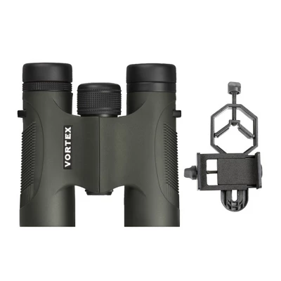Vortex Diamondback 10x28 Binoculars With Smartphone Adapter Bundle 1 Vortex Diamondback 10x28 Binoculars With Smartphone Adapter Bundle