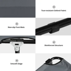 Costway Portable Camping Cot Outdoor Folding Sleeping Bed For Traveling Hiking -Camping Equipment Series GUEST 53647482 a480 4175 89b0 5b9414ec21a3