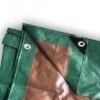 Moose Supply Heavy Duty Waterproof Poly Tarp Covers, Green/Brown, 12 Mil