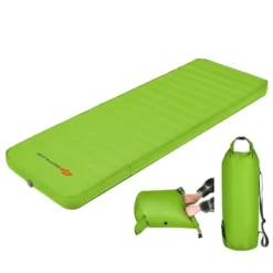 Costway Folding Sleeping Pad, Self Inflating Camping Mattress With Carrying Bag GreenBlue -Camping Equipment Series GUEST 559212f2 b67e 4b7e 8a70 b936cb7071c1