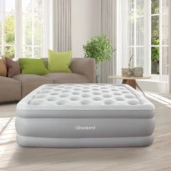 Beautyrest Skyrise 18" Air Mattress With External Pump 1-Touch Comfort Control - Queen -Camping Equipment Series GUEST 57dc419a 4d21 489c a80d aca594f77b30 1