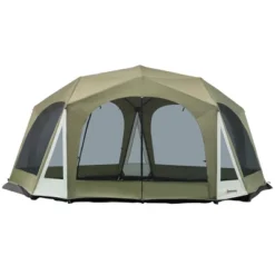 Outsunny Screen House Room 18 X 17 Ft Outdoor Camping Tent, 20 Person Canopy Tent With 8 Mesh Windows 2 Doors Portable Carry Bag For Fishing Hiking 13 Outsunny Screen House Room 18 X 17 Ft Outdoor Camping Tent, 20 Person Canopy Tent With 8 Mesh Windows 2 Doors Portable Carry Bag For Fishing Hiking -Camping Equipment Series GUEST 59576c50 6e5b 4444 8e06 a4df5760f99d
