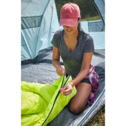 Coleman Kompact 40 Degree Sleeping Bag - Lime Green -Camping Equipment Series GUEST 5de15293 9e56 4102 9d60 dd967ede54c0