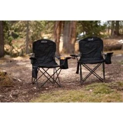 Coleman Quad Portable Camping Chair With Built-In Cooler - Black -Camping Equipment Series GUEST 5f9628e3 5ec9 475e 95a4 d19317346640