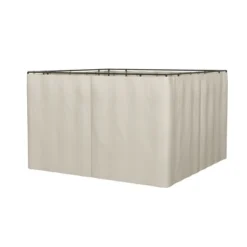 Outsunny 10' X 12' Universal Gazebo Sidewall Set With 4 Panels, 40 Hooks/C-Rings Included For Pergolas & Cabanas -Camping Equipment Series GUEST 5fd52b45 f333 4dc8 a7f9 acaae8b94053