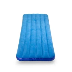 Living IQ Inflatable Jr Twin Portable Small Travel Size Kids Toddler Sleeping Air Bed Mattress, Marvel Spiderman