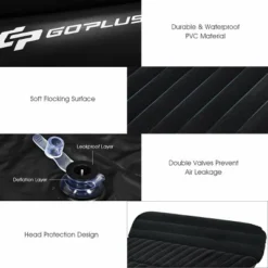 Costway Inflatable SUV Air Backseat Mattress Flocking Travel Pad W/Pump Camping Outdoor -Camping Equipment Series GUEST 6065c006 3d93 41b9 a7b5 c3f3cc37748a