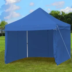 Tangkula 10x10ft Pop Up Tent, 4 Height Adjustment Folding Camping Tent With Awning -Camping Equipment Series GUEST 62aceeeb 4cf9 47d4 9467 1be2d11cfce4