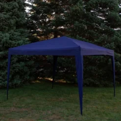 Northlight 10' X 10' Navy Blue Pop-Up Outdoor Canopy Gazebo -Camping Equipment Series GUEST 62cef18d 40ee 495a bc97 111c7491d991