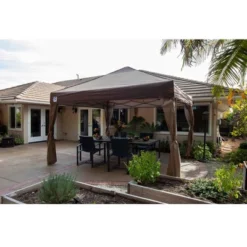 Z Shade 10 X 10 Foot Lawn And Garden Event Outdoor Portable Canopy Gazebo Pop Up Shelter Tent With Skirts For Camping And Outdoor Parties, Tan 6 Z Shade 10 X 10 Foot Lawn And Garden Event Outdoor Portable Canopy Gazebo Pop Up Shelter Tent With Skirts For Camping And Outdoor Parties, Tan -Camping Equipment Series GUEST 67338866 8925 458c bd62 8b42e49e9d38