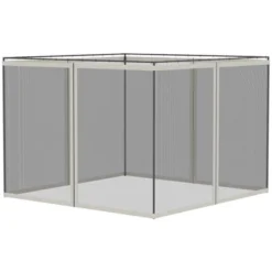 Outsunny Universal Replacement Mesh Sidewall Netting For Patio Gazebos And Canopy Tents With Zippers, (Sidewall Only) -Camping Equipment Series GUEST 67e39d47 d12b 4a67 b59e df15b6c9c843