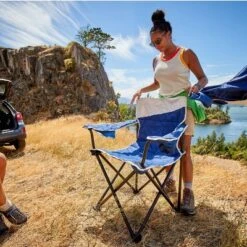 Coleman Big And Tall Quad II Outdoor Portable Chair -Camping Equipment Series GUEST 6935232f 3201 476d aa0d 3920b1aac772