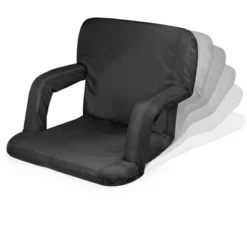 Picnic Time Ventura Stadium Seat - Black -Camping Equipment Series GUEST 699201a6 7adb 4454 bdd8 2e85d3dd578d