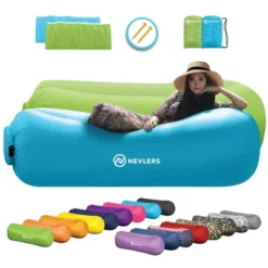 Nevlers Tear-Resistant Inflatable Loungers - Pack Of 2 -Camping Equipment Series GUEST 69f1d364 865e 4518 af81 15d4ede8c3a9