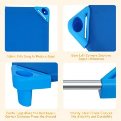 Costway Pack Of 6 Kids Stackable Naptime Cot 52'' L X 23'' W Daycare Rest Mat 15 Costway Pack Of 6 Kids Stackable Naptime Cot 52'' L X 23'' W Daycare Rest Mat -Camping Equipment Series GUEST 6a0b4fa0 91e1 4df1 8232 4a5f2443435e