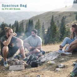 Leisure Sports 3-Season Extra Large Sleeping Bag - Black/Red -Camping Equipment Series GUEST 6b69abe4 64fa 4ff8 997b 47fee1256c34