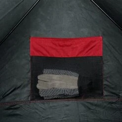 Costway Portable Pop-up 4-person Ice Shelter Fishing Tent Shanty W/ Bag Ice Anchors Red -Camping Equipment Series GUEST 6eb05b35 1315 4868 9e95 2a37b8bde63e