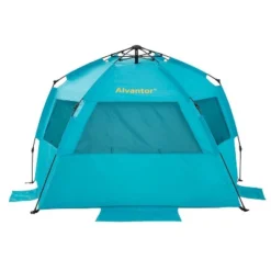 Alvantor Outdoor Automatic Pop-Up Sun Shade Canopy 3 People Beach Shelter Tent Turquoise -Camping Equipment Series GUEST 7241e21a db63 45a4 8789 103beecd7890