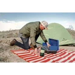 Stansport Triple Burner Propane Stove Blue -Camping Equipment Series GUEST 73dca4d9 a5b8 4547 9534 ca57149d29bc