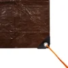 Stansport Light-Duty Rip-Stop Tarp 12' X 16' - Brown - 2 Pack