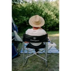 Stansport Folding Director's Chair With Side Table -Camping Equipment Series GUEST 74873ec2 3fbc 4690 bf84 cc814a82b18b