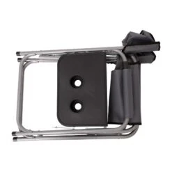 Emma And Oliver Canvas Folding Director's Chair With Accent Trim, Steel Tube Frame-Integrated Folding Side Table With Cupholders -Camping Equipment Series GUEST 751681f4 4a1b 4821 9686 ec8cea368be6