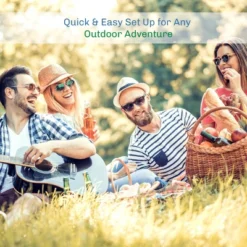 Leisure Sports Pop-Up Beach Tent With UV Protection, Mesh Windows, And Carry Bag - Turquoise -Camping Equipment Series GUEST 762539f4 8e5d 4c65 9158 d05a7b31feb0