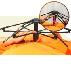 GlareWheel Instant Pop Up Tent 4 Person Orange -Camping Equipment Series GUEST 7643e818 4e37 44ad 9314 e0a65549c578