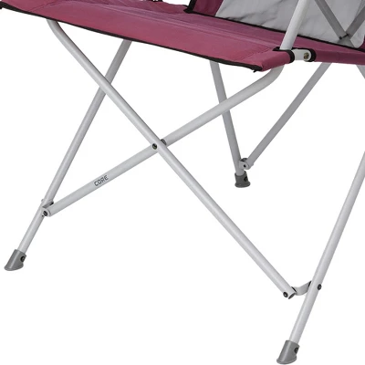 CORE Set Of 2 300-Pound Capacity Polyester Padded Arm Chair With Carry Bag & Instant Canopy 10 X 10-Foot Shelter Tent W/4 Doors & Fully-Taped Seams 4 CORE Set Of 2 300-Pound Capacity Polyester Padded Arm Chair With Carry Bag & Instant Canopy 10 X 10-Foot Shelter Tent W/4 Doors & Fully-Taped Seams - Image 4