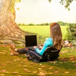 Alpcour Stadium Seat - Foldable, Padded Bleacher Chair With Backrest, Armrest, Pockets, & Cup Holder -Camping Equipment Series GUEST 78e5aa29 2d3d 43e5 9993 b291928b804f