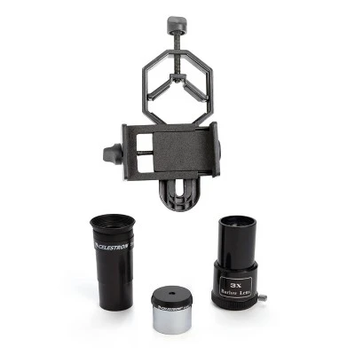 Celestron PowerSeeker 114EQ Telescope With Basic Smartphone Adapter - Black 6 Celestron PowerSeeker 114EQ Telescope With Basic Smartphone Adapter - Black - Image 6