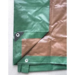Moose Supply Heavy Duty Waterproof Poly Tarp Covers, Green/Brown, 12 Mil -Camping Equipment Series GUEST 792c5353 501d 44c1 919e b44fb73bbfb8