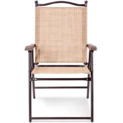 Costway Set Of 2 Patio Folding Sling Back Chairs Camping Deck Garden Beach Yellow 12 Costway Set Of 2 Patio Folding Sling Back Chairs Camping Deck Garden Beach Yellow -Camping Equipment Series GUEST 7972263c 63cf 4c2f bc37 0cb979d60a97