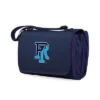 NCAA Rhode Island Rams Blanket Tote Outdoor Picnic Blanket - Navy Blue