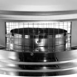 DuraVent DuraPlus 6DP-VC 6-Inch Stainless Steel Round Chimney Cap With Removable Screws, Resists Corrosion, Boosts Efficiency, Silver