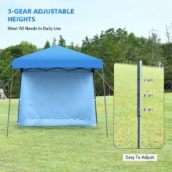 Costway 10ft X 10ft Pop Up Tent Slant Leg Canopy W/ Roll-up Side Wall -Camping Equipment Series GUEST 80540c66 a1a4 4853 b39b d5602e3bee69