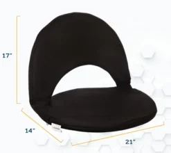 Alpcour Reclining Stadium Seat - Waterproof, 6-Position Comfort For Outdoor Use