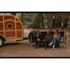 Disc-O-Bed 30502BO Extra Large Comfortable Bench And Bunk Camping Cot With 2 Side Organizers And 2 Carry Bags For Camping Adventures, Black -Camping Equipment Series GUEST 82991098 f247 4334 9193 eea48ec585b3