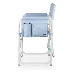 Picnic Time Outdoor Directors Chair - Mod Denim Stripes -Camping Equipment Series GUEST 838ebd6a 887b 4b2e 84eb ec0f914d5c92