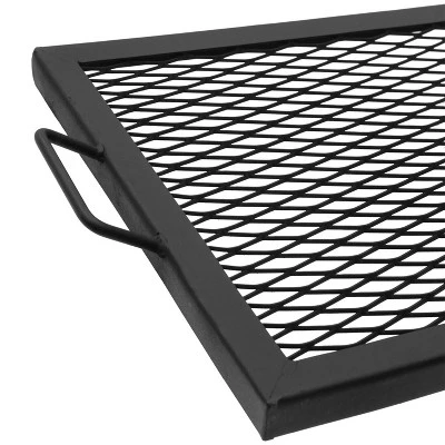 Sunnydaze Decor Sunnydaze Outdoor Camping Or Backyard Heavy-Duty Steel Round X-Marks Fire Pit Cooking Grilling BBQ Grate 2 Sunnydaze Decor Sunnydaze Outdoor Camping Or Backyard Heavy-Duty Steel Round X-Marks Fire Pit Cooking Grilling BBQ Grate - Image 2