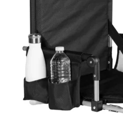Alpcour Stadium Seat - Foldable, Padded Bleacher Chair With Backrest, Armrest, Pockets, & Cup Holder -Camping Equipment Series GUEST 8430f41c 9bfe 413b b24c 9a4936da8e51