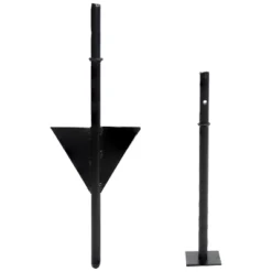 Sunnydaze Decor Sunnydaze Outdoor Camping Or Backyard Steel Adjustable Cooking Grilling Fire Pit BBQ Stake With 2 Swivel Swing Grates -Camping Equipment Series GUEST 85866291 8a45 45cb ad19 5c8b72dd1270