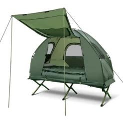 Costway 1-Person Compact Portable Pop-Up Tent/Camping Cot W/ Air Mattress & Sleeping Bag 17 Costway 1-Person Compact Portable Pop-Up Tent/Camping Cot W/ Air Mattress & Sleeping Bag -Camping Equipment Series GUEST 8ae61837 1e18 4481 bf20 cdd53cf83f1b